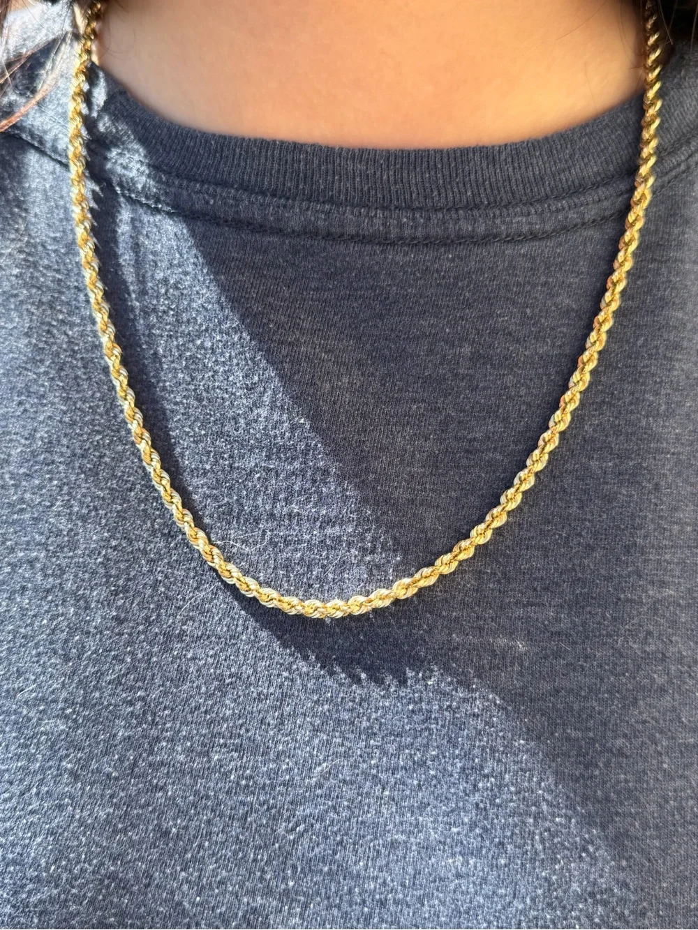 10k 3.5mm rope chain - Picture 2 of 9
